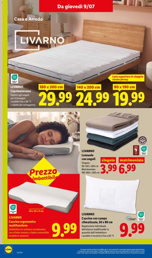 Nuovo volantino Lidl dal 09/07