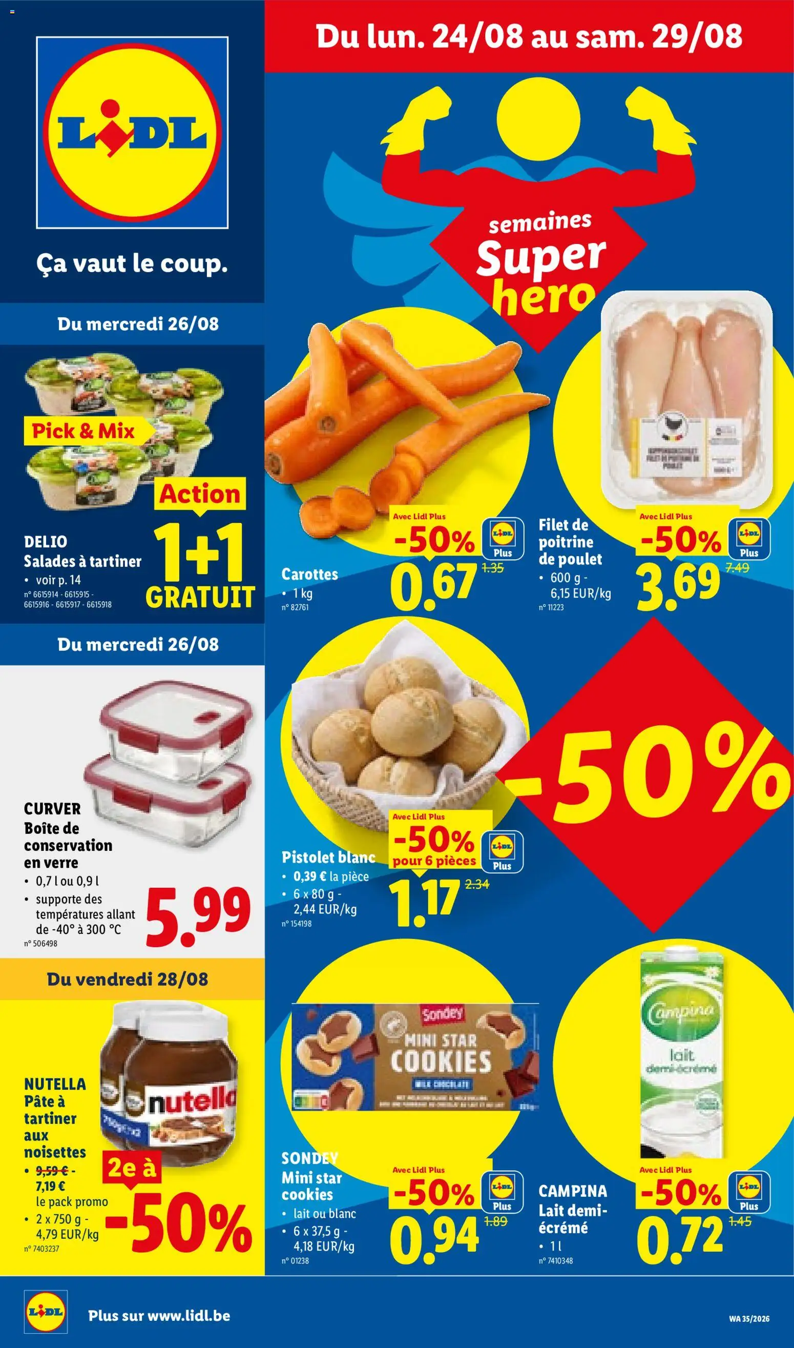 Voorbeeld van Folder week 35 van winkel Lidl geldig vanaf 24/08/2026