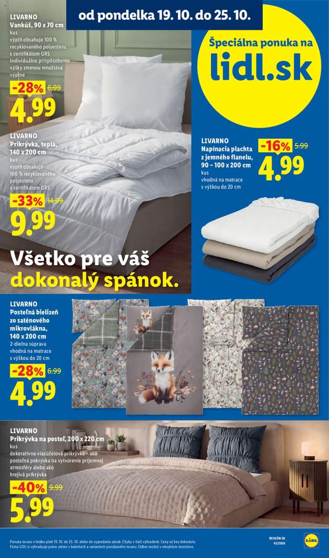 Nový Lidl leták od 19.10.