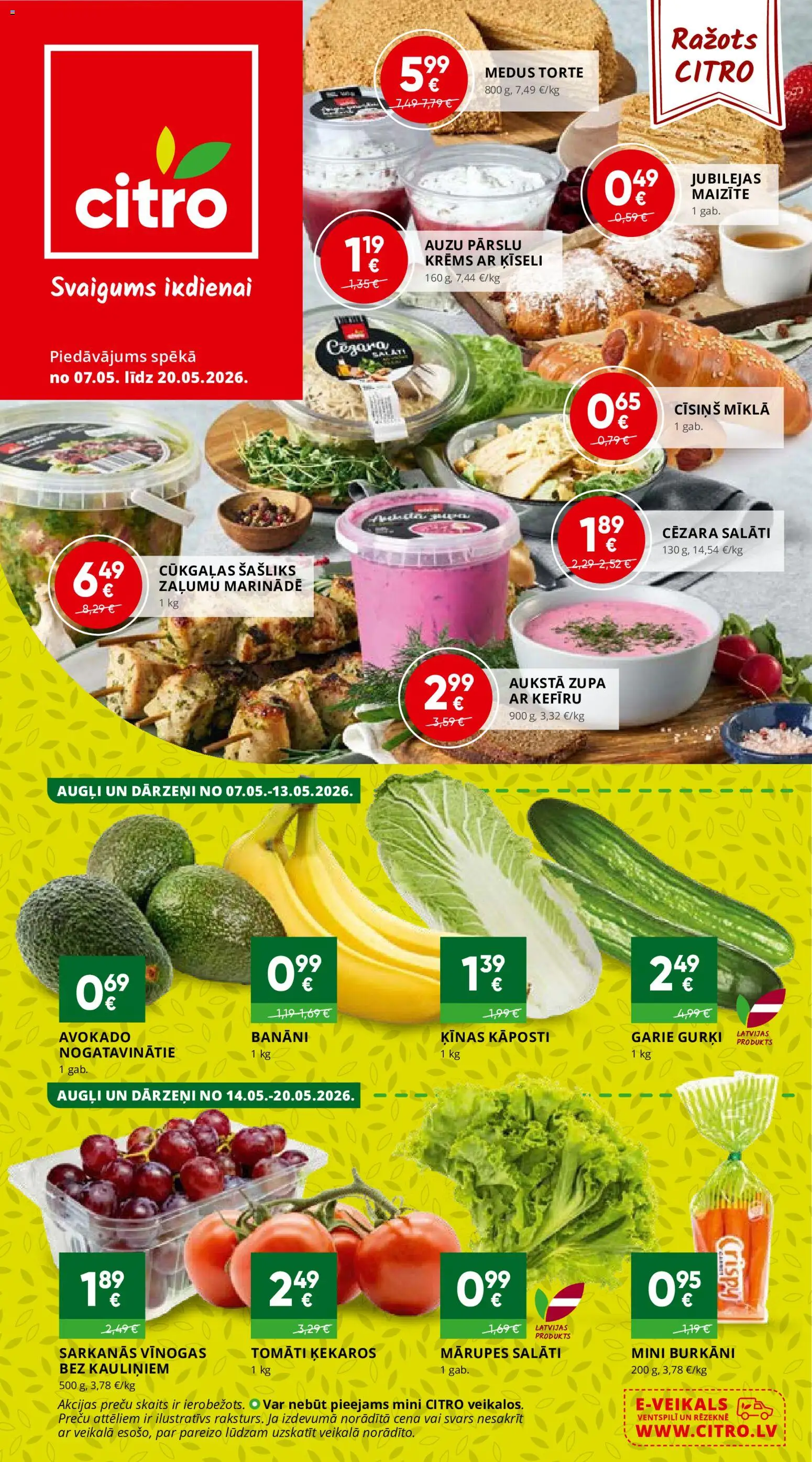 Skatīt Citro akciju bukletu, derīgs no 07.05.2026.