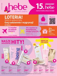 Pogląd gazetki "Hebe gazetka - Nasze urodzinowe hity" ze sklepu Hebe ważnej od 21.09.2026