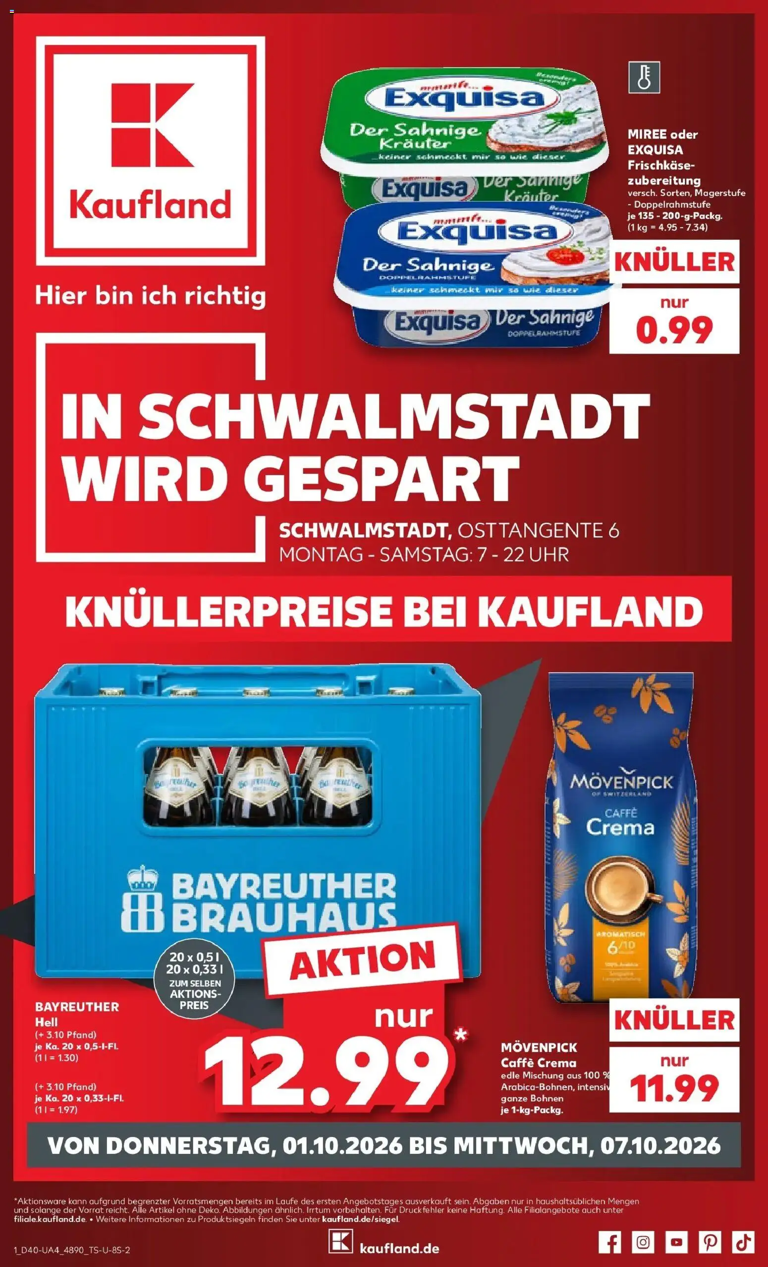 Vorschau von dem Prospekt des Geschäftes Kaufland, gültig ab dem 01.10.2026