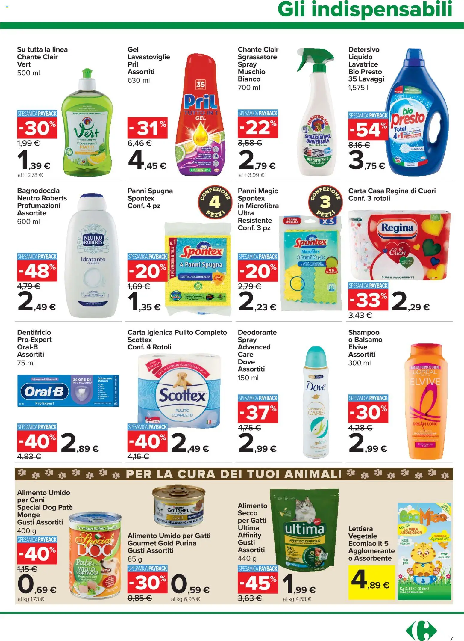 Anteprima dell'opuscolo Carrefour volantino dal negozio Carrefour valido da 27/08/2026 - Pesce, Lavatrice, WC, Shampoo, Trota, Spugna, Dentifricio, Paté