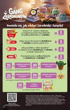 Pogląd gazetki "Biedronka gazetka - Gang zaradniaków" ze sklepu Biedronka ważnej od 07.09.2026