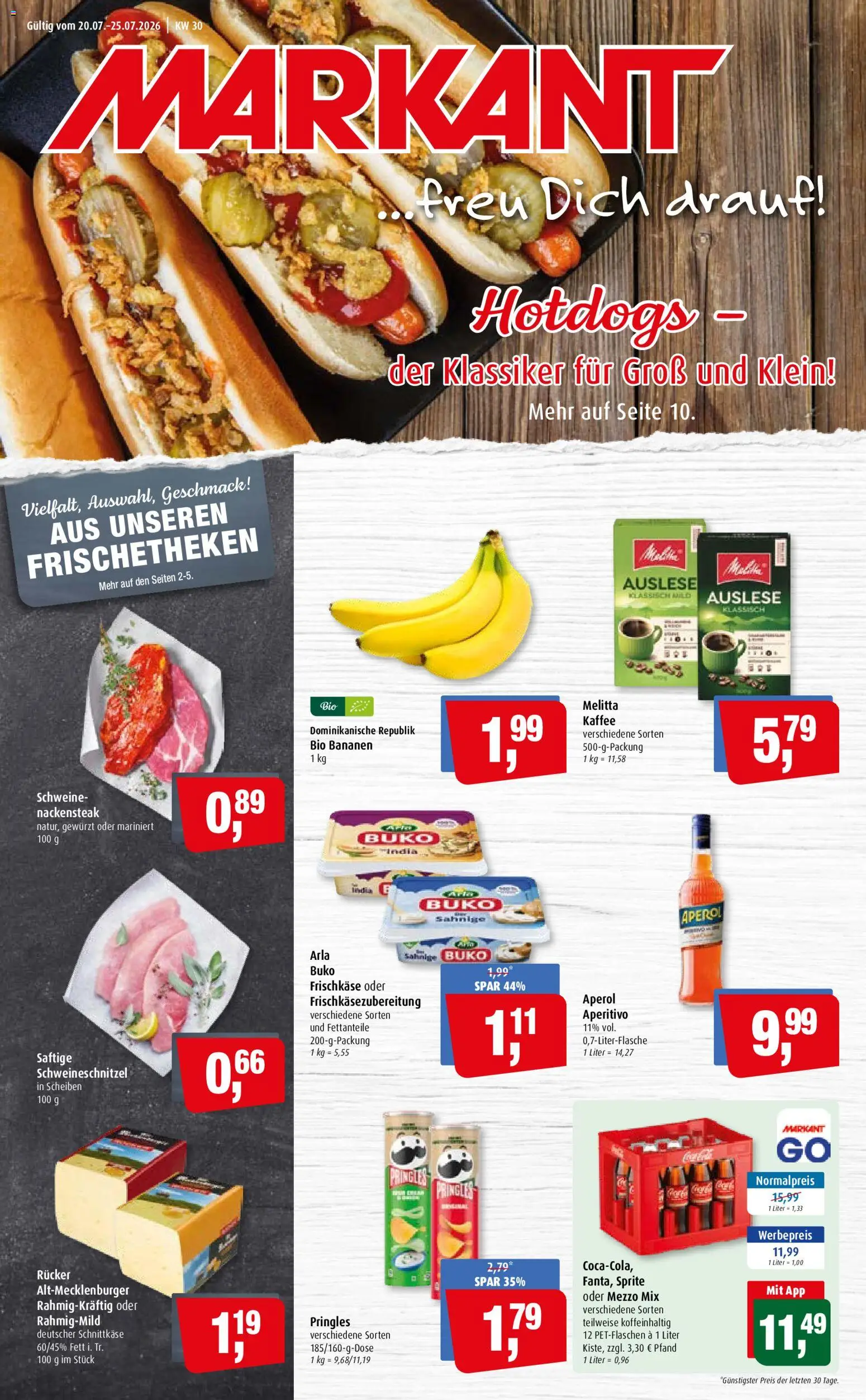Vorschau von dem Prospekt des Geschäftes Markant, gültig ab dem 20.07.2026