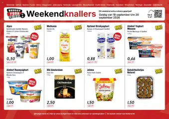 Voorbeeld van Budget Food folder - Weekendknaller van winkel Budget Food geldig vanaf 18-09-2026