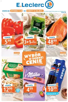 Pogląd gazetki "E.Leclerc gazetka" ze sklepu E.Leclerc ważnej od 11.08.2026