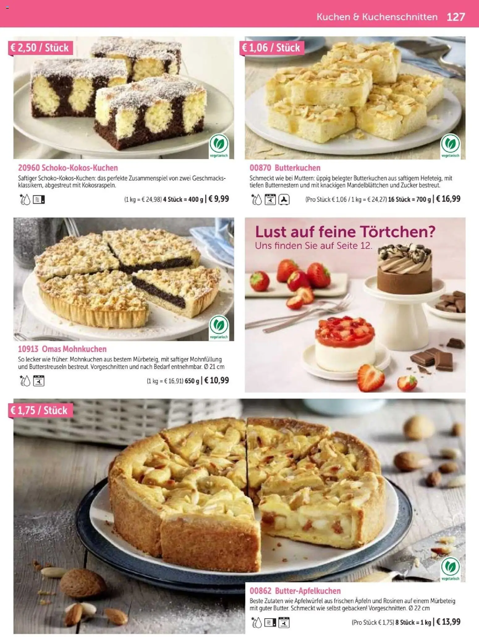 Vorschau von dem Prospekt des Geschäftes Bofrost, gültig ab dem 07.09.2026 - Kuchen, Zucker, Rosinen