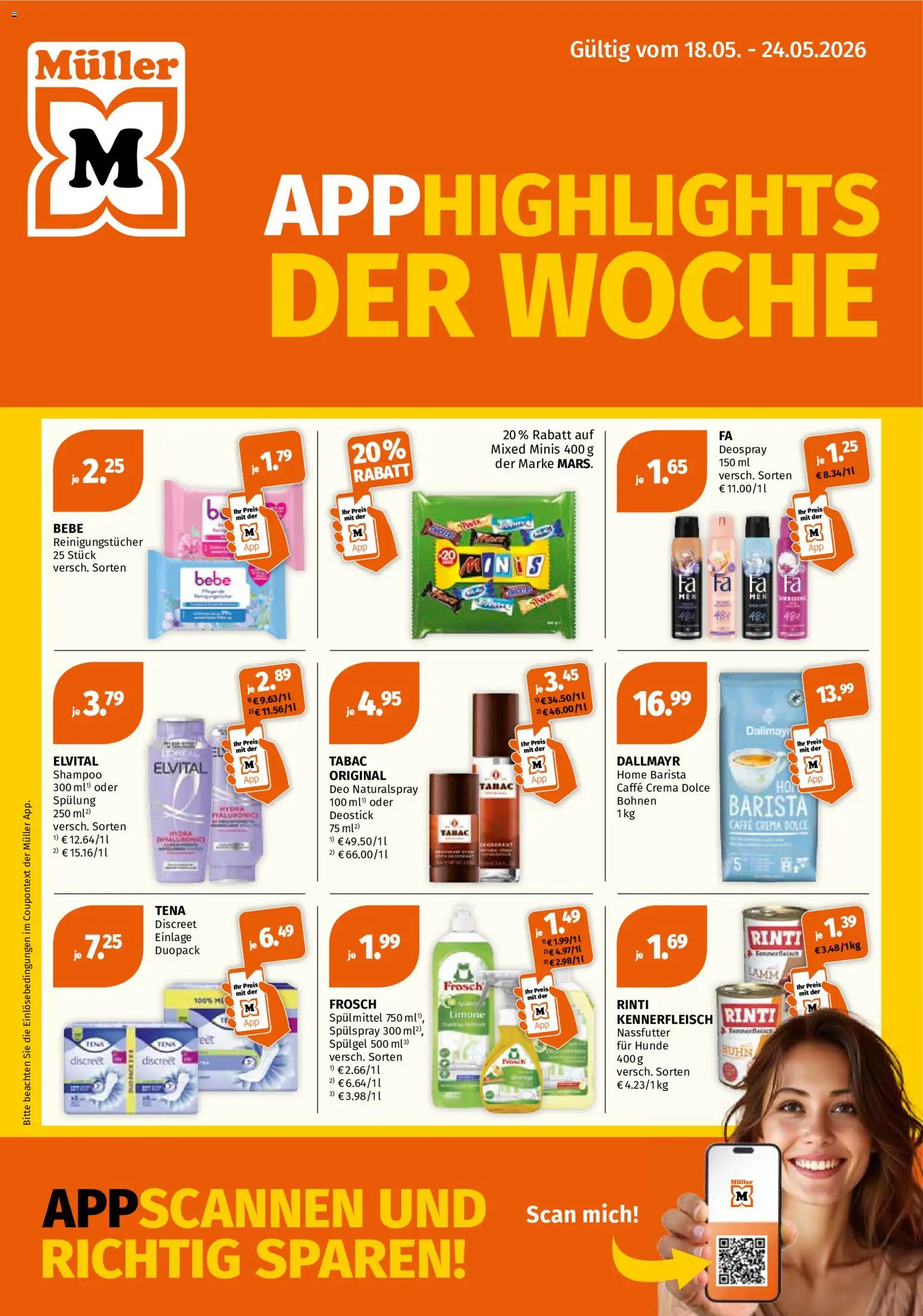 Vorschau von dem Prospekt des Geschäftes Müller, gültig ab dem 18.05.2026