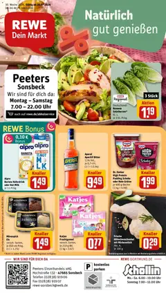 Vorschau von dem Prospekt des Geschäftes Rewe, gültig ab dem 20.07.2026
