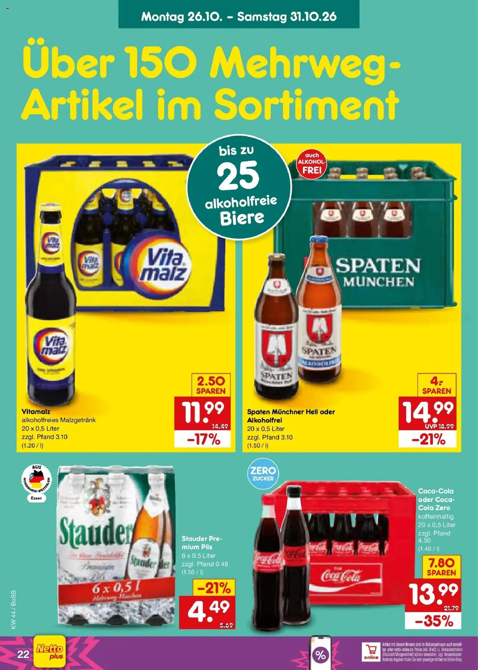 Vorschau von dem Prospekt des Geschäftes Netto Marken-Discount, gültig ab dem 26.10.2026