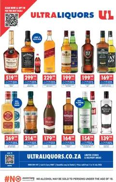 Preview of Ultra Liquors flyer valid from 01/07/2026