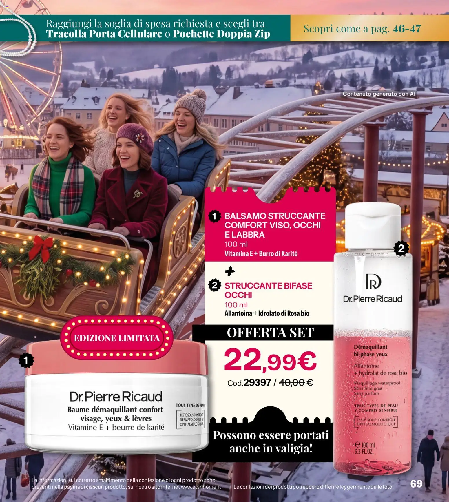 Anteprima dell'opuscolo Catalogo Stanhome Natale dal negozio Stanhome valido da 27/10/2026 - Valigia, Cellulare, Porta, Burro, Balsamo, Struccante, Burro di karité