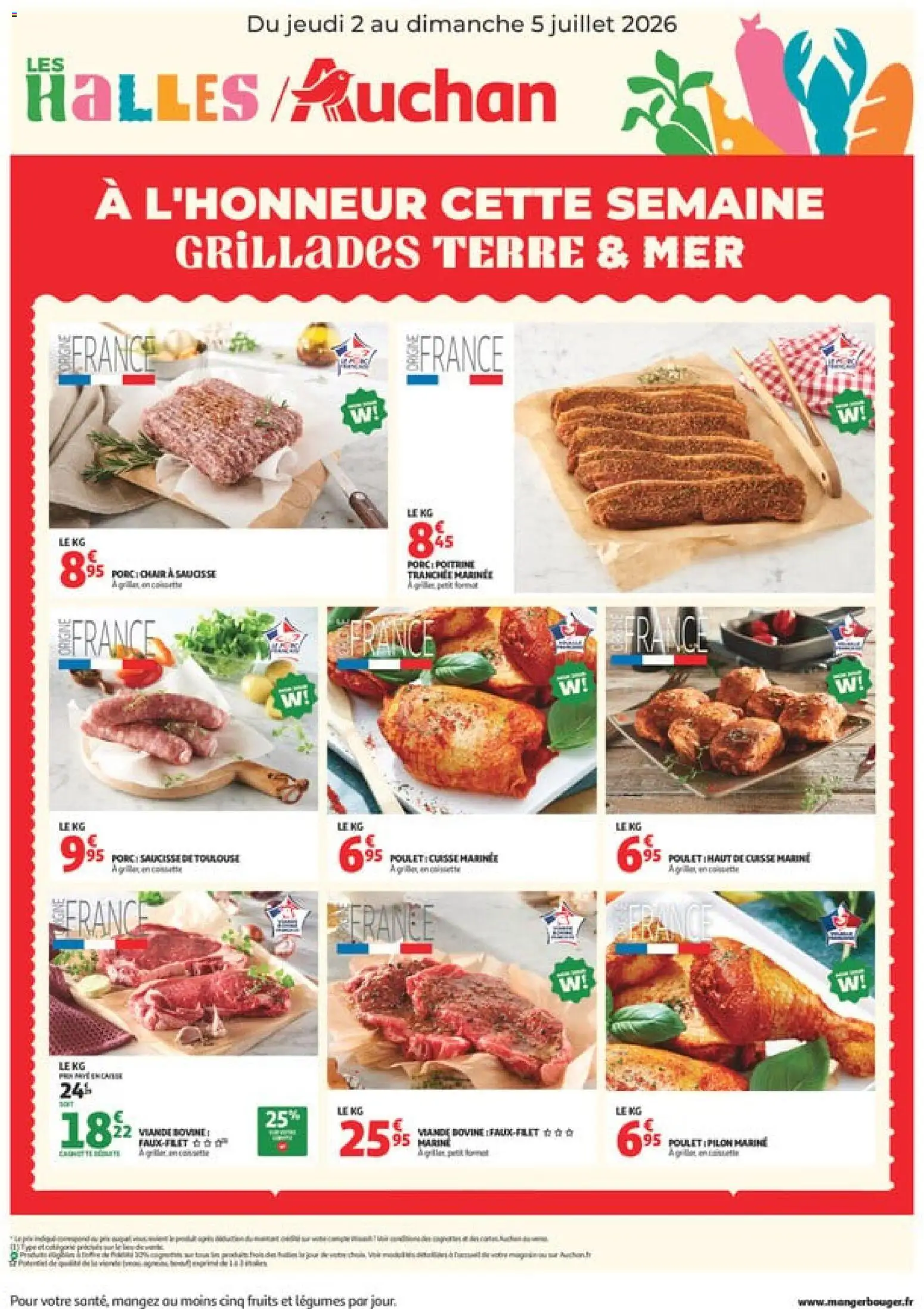 Prévisualisation de Auchan - À l'honneur cette semaine du magasin Auchan formulaire valide 02/07/2026