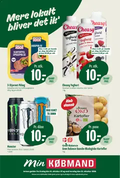 Eksempel på tilbudsavis Min Købmand - Tilbudsavis uge 43 fra butik Min Købmand gyldig fra 16/10/2026