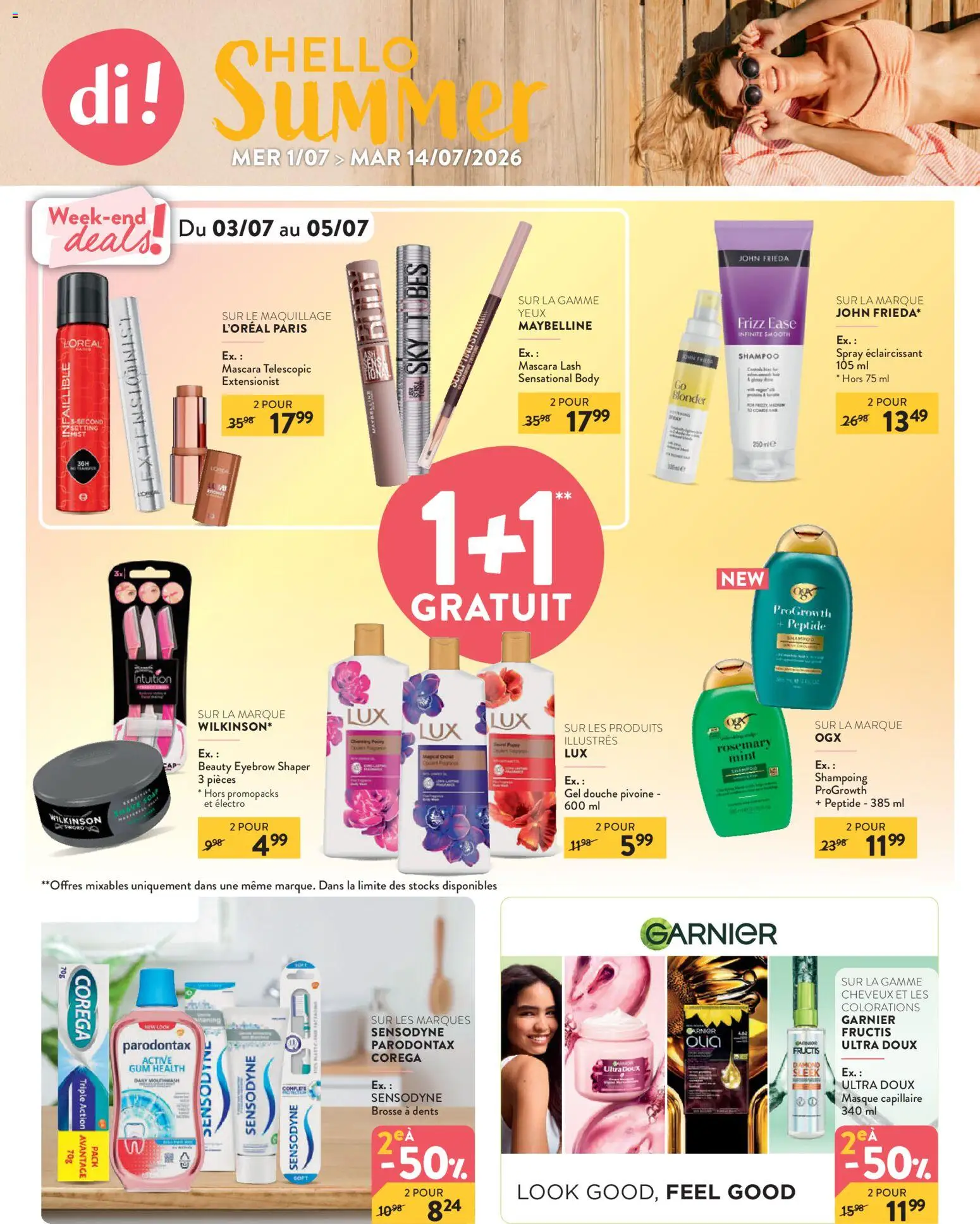 Voorbeeld van Di Publicité van winkel Di geldig vanaf 01/07/2026
