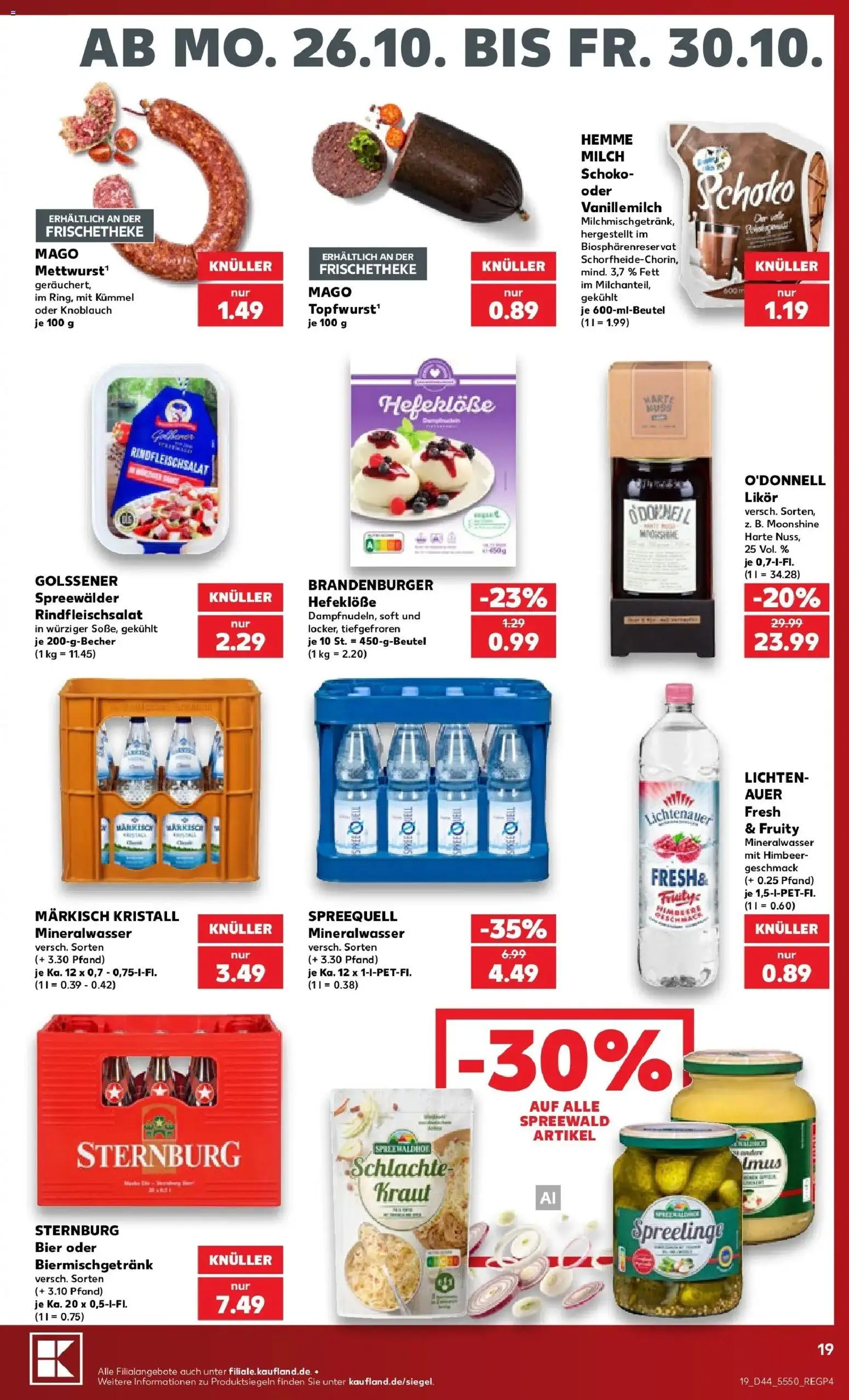 Vorschau von dem Prospekt des Geschäftes Kaufland, gültig ab dem 26.10.2026