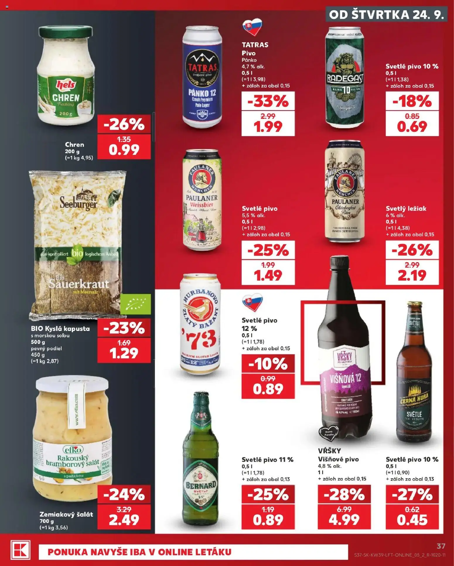 Náhľad Kaufland letáku platného od 24.09.2026