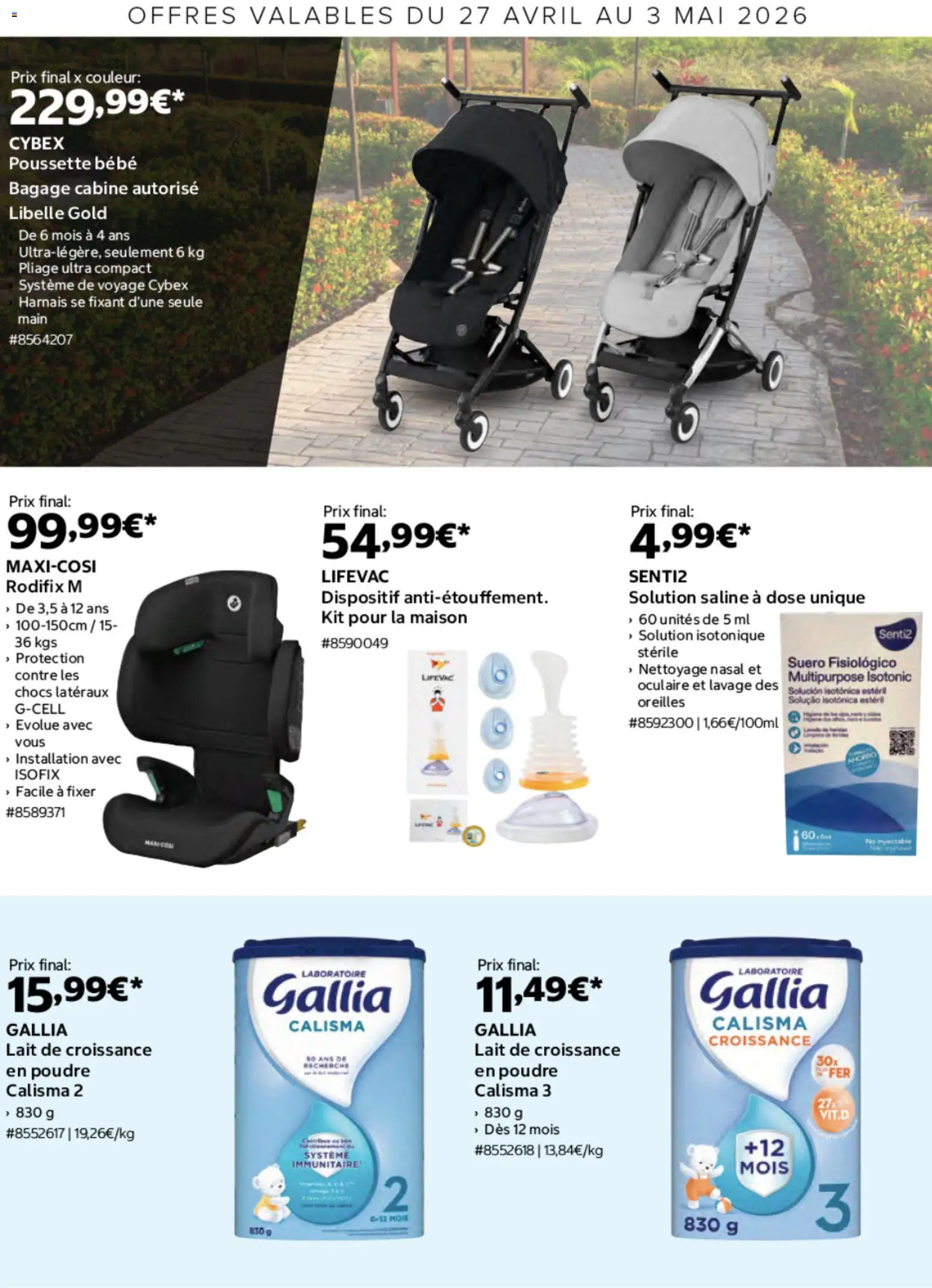 Prévisualisation de Costco Tout pour votre bébé du magasin Costco formulaire valide 27/04/2026