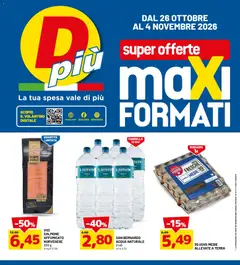 Anteprima dell'opuscolo D Più volantino dal negozio D Più valido da 26/10/2026