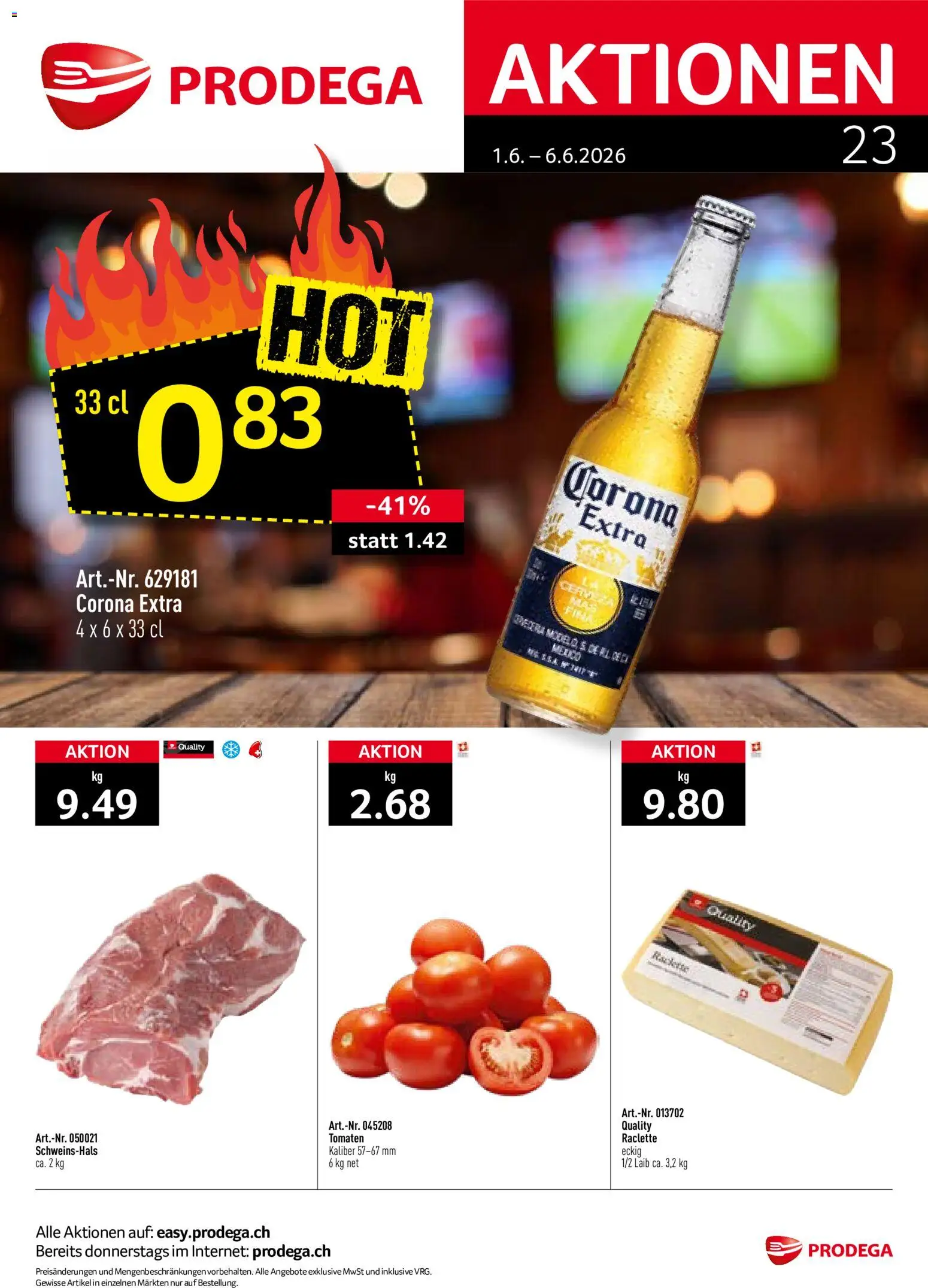 Vorschau des Merkblatts Prodega aktionen vom Shop Prodega gültig von 01.06.2026 bis 07.06.2026