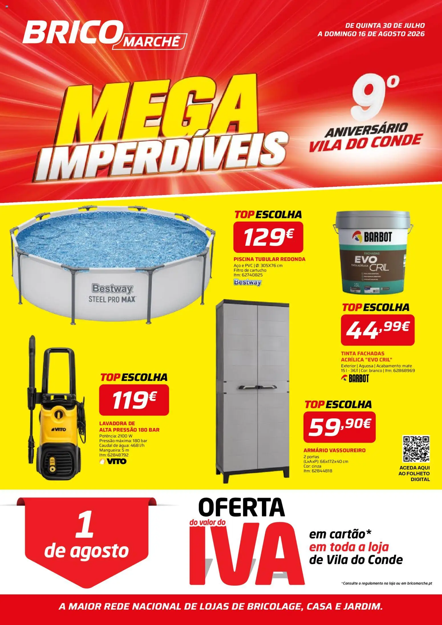 Pré-visualização do folheto da loja BricoMarché válida a partir de 30/07/2026