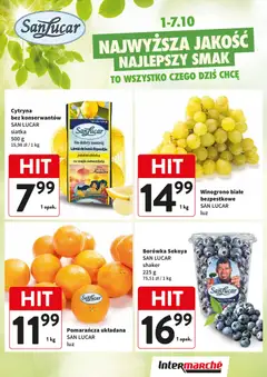 Pogląd gazetki "Intermarche gazetka - Świeży Hit" ze sklepu Intermarche ważnej od 01.10.2026