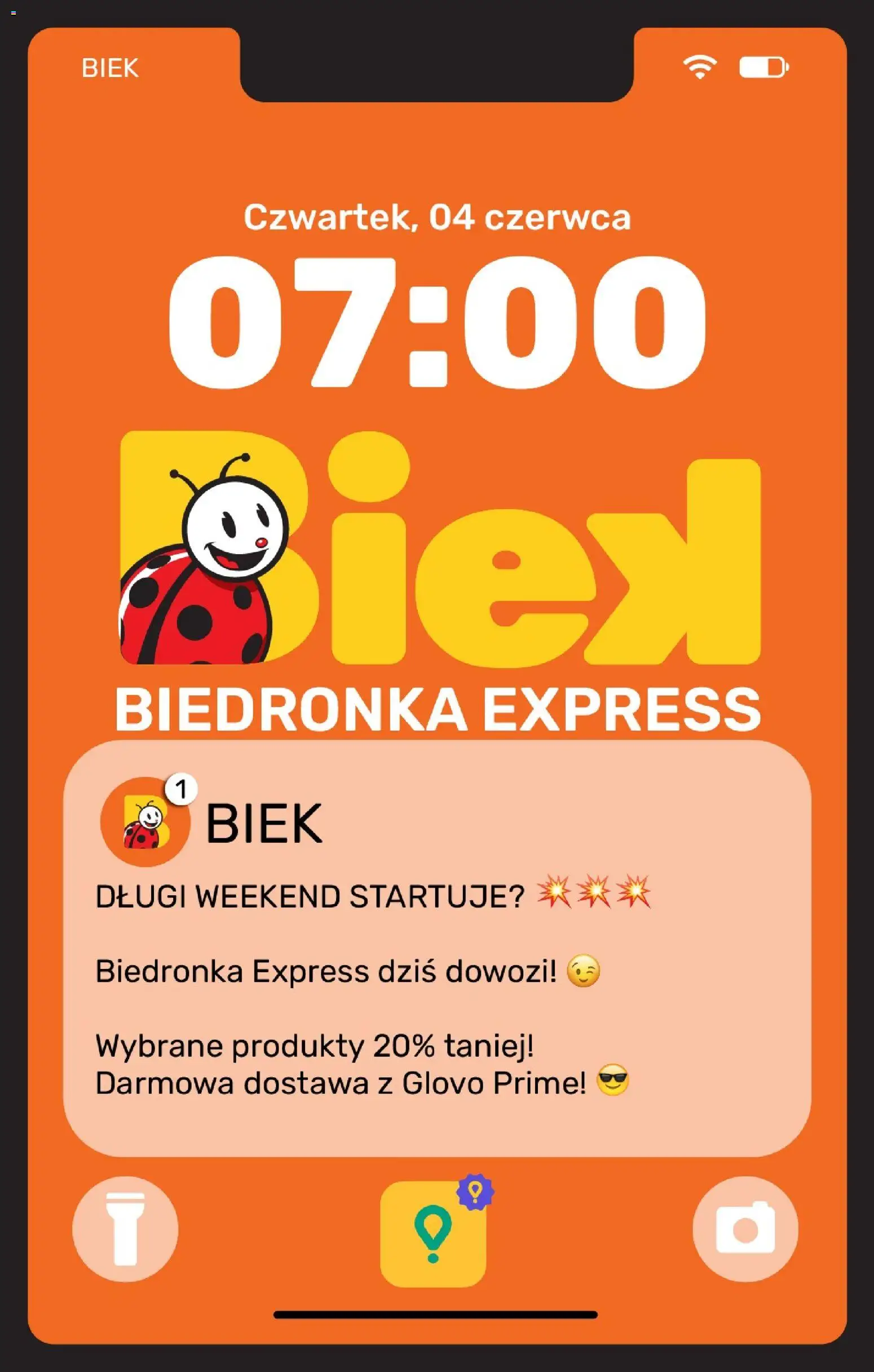 Pogląd gazetki "Biedronka gazetka - Biek" ze sklepu Biedronka ważnej od 04.06.2026