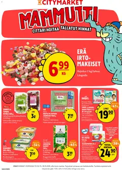 Kaupan K-Citymarket K-Citymarket tarjoukset esikatselu, voimassa 15/10/2026