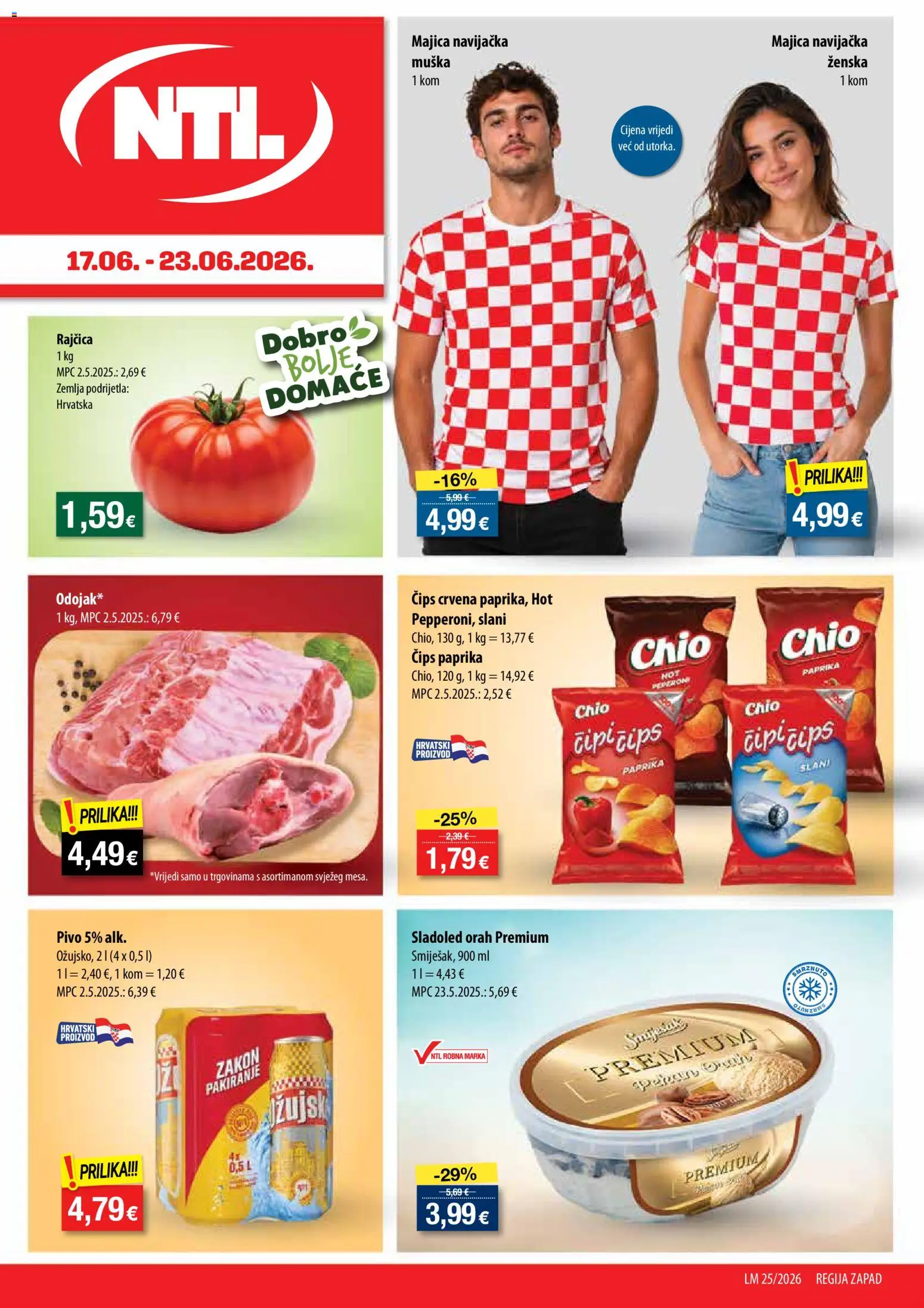 Pregled letka NTL Katalog trgovine NTL vrijedi od 17.06.2026