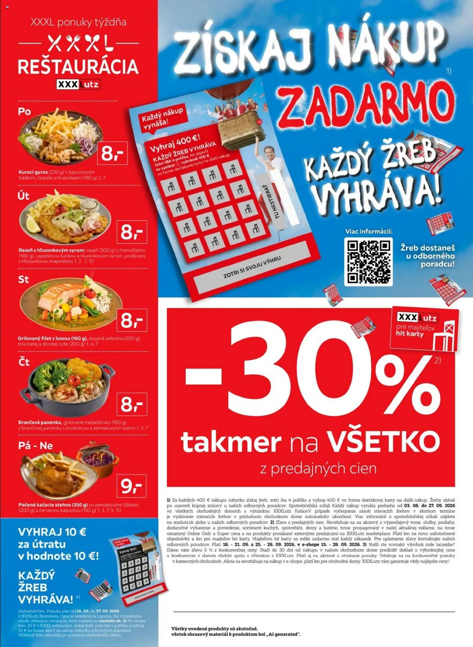 Náhľad XXXLutz letáku platného od 14.09.2026