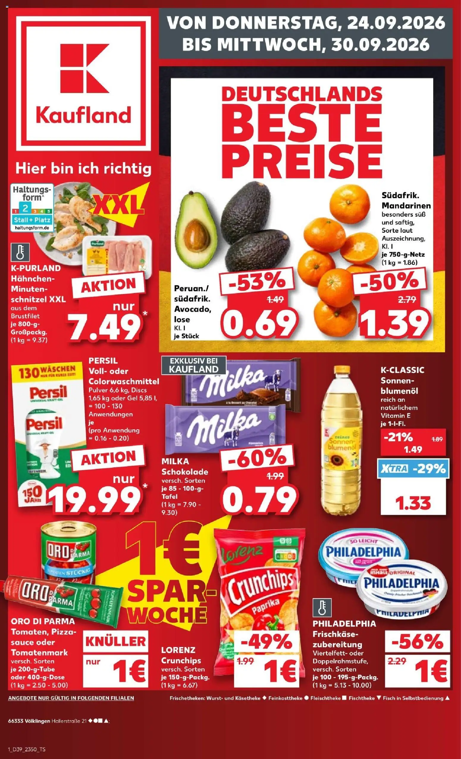 Vorschau von dem Prospekt des Geschäftes Kaufland, gültig ab dem 24.09.2026