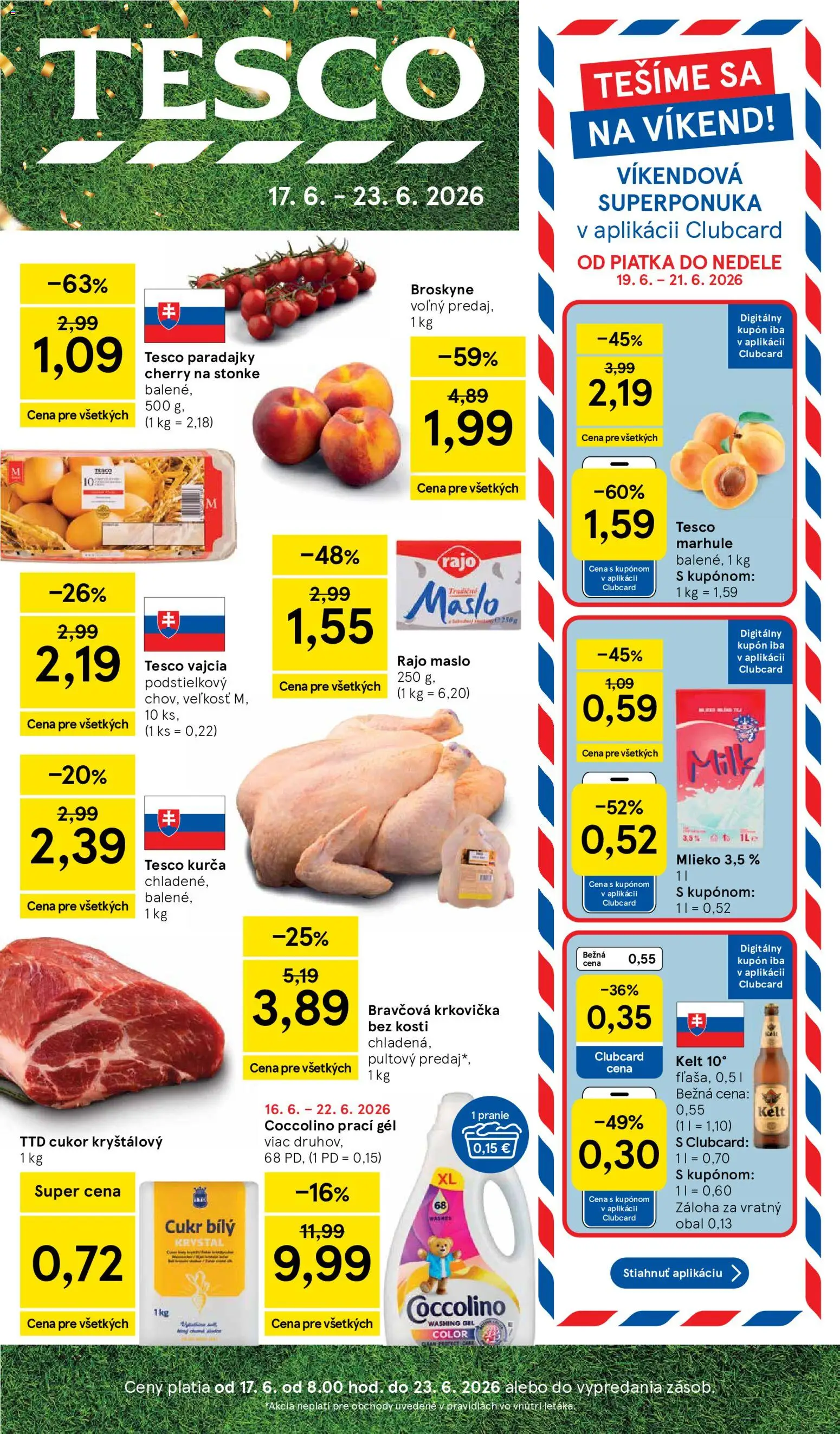 Náhľad Tesco letáku platného od 17.06.2026