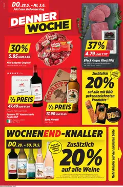 Vorschau des Merkblatts Denner aktionen vom Shop Denner gültig von 28.05.2026 bis 03.06.2026