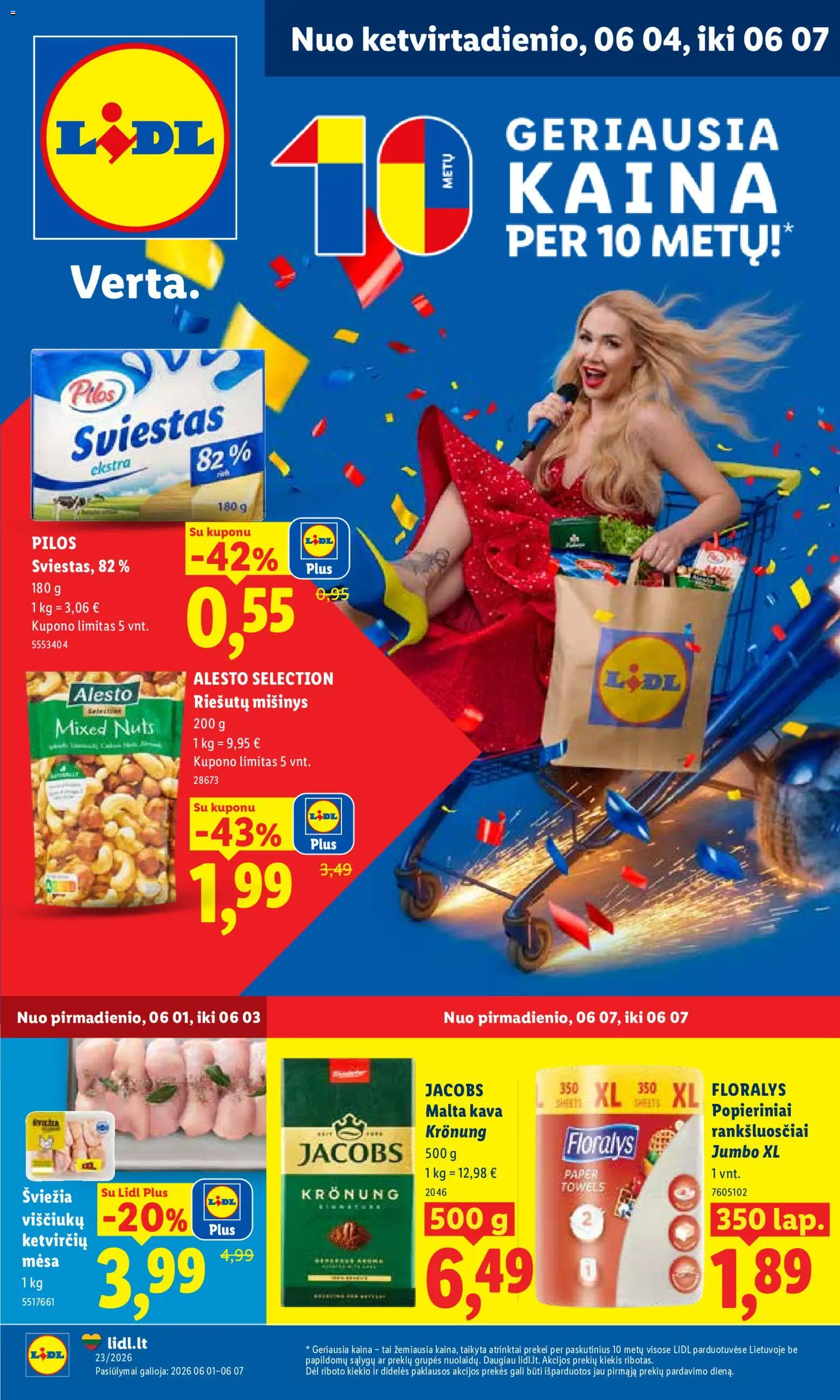 LIDL parduotuvės leidinio LIDL leidinys galiojančio nuo 2026.06.01 peržiūra