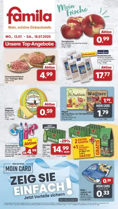 Vorschau von dem Prospekt des Geschäftes Famila Nordwest, gültig ab dem 13.07.2026