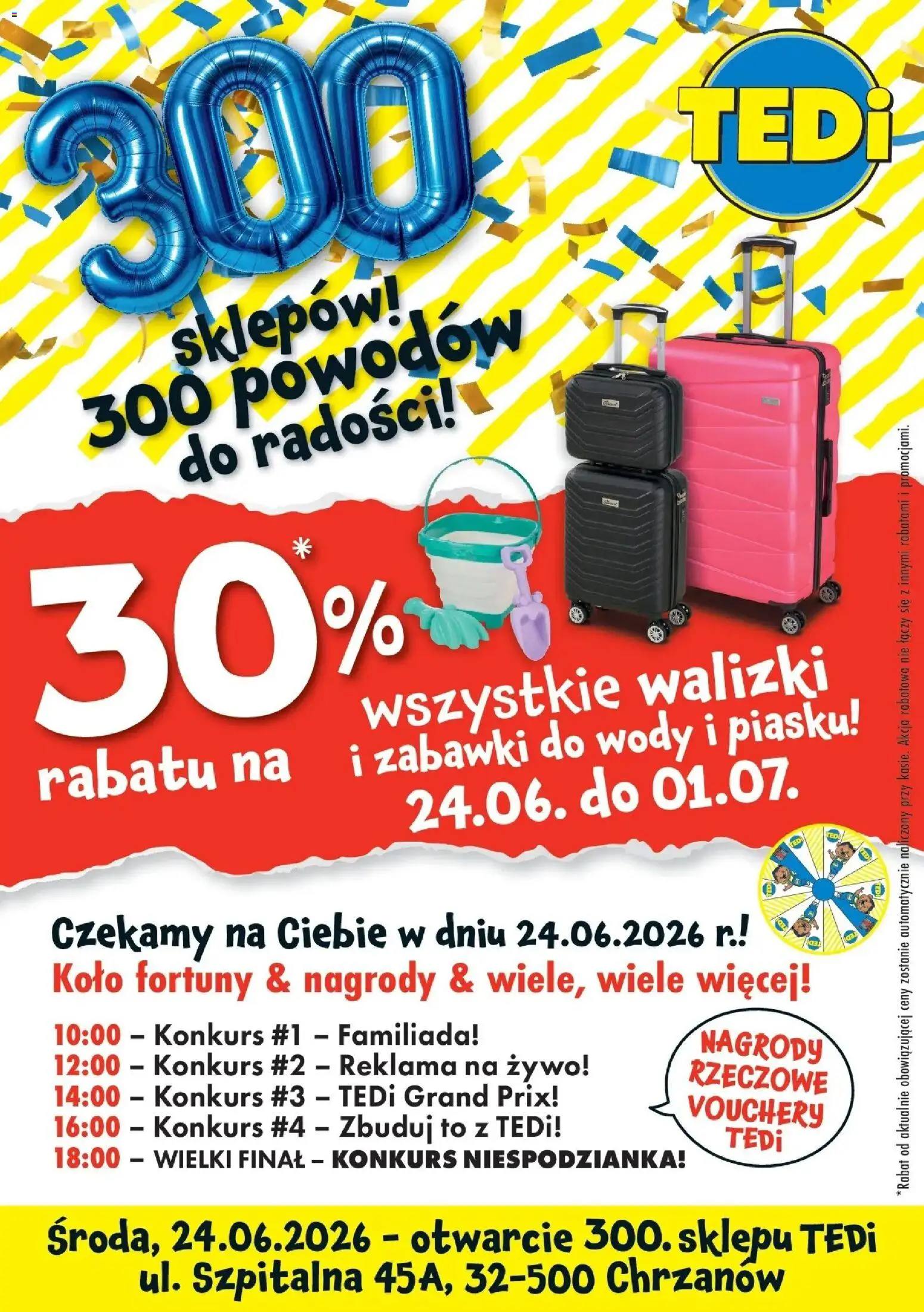 Pogląd gazetki "TEDi gazetka - 300 sklepów" ze sklepu TEDi ważnej od 24.06.2026