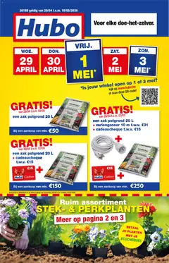 Voorbeeld van Hubo Folder van winkel Hubo geldig vanaf 29/04/2026