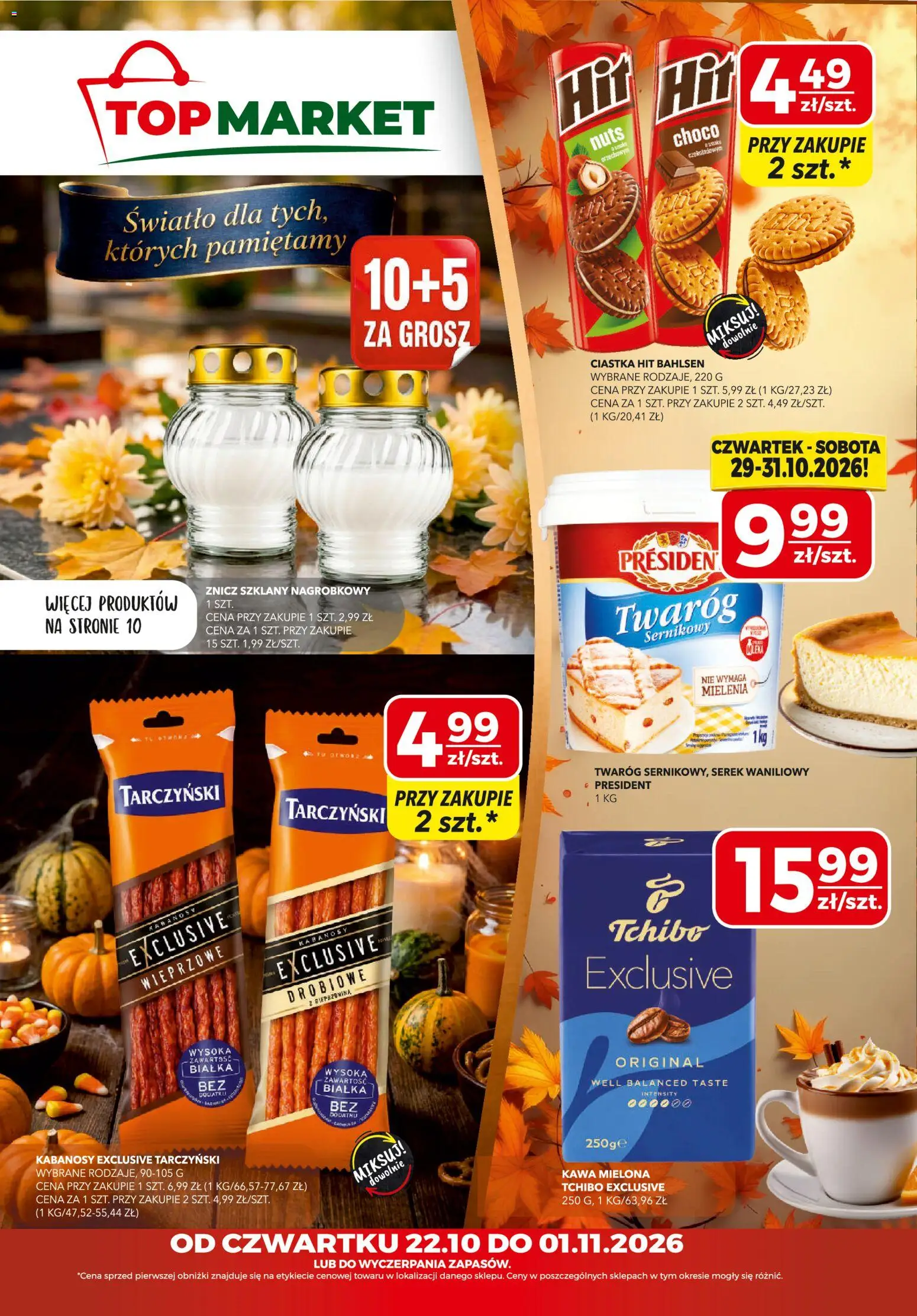 Pogląd gazetki "Top Market gazetka" ze sklepu Top Market ważnej od 22.10.2026