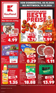 Vorschau von dem Prospekt des Geschäftes Kaufland, gültig ab dem 08.10.2026