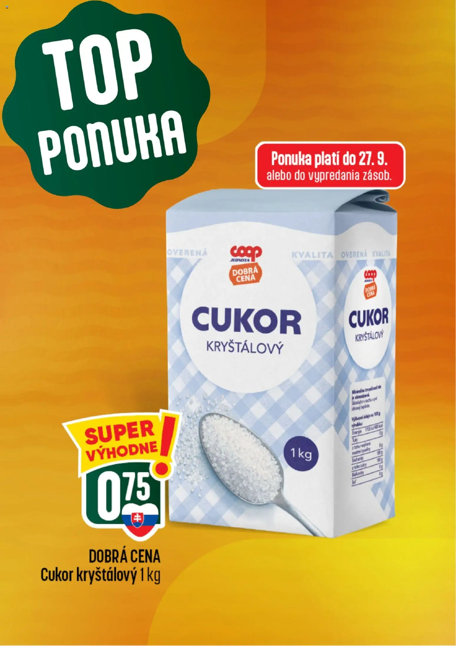 Náhľad COOP Jednota letáku platného od 24.09.2026