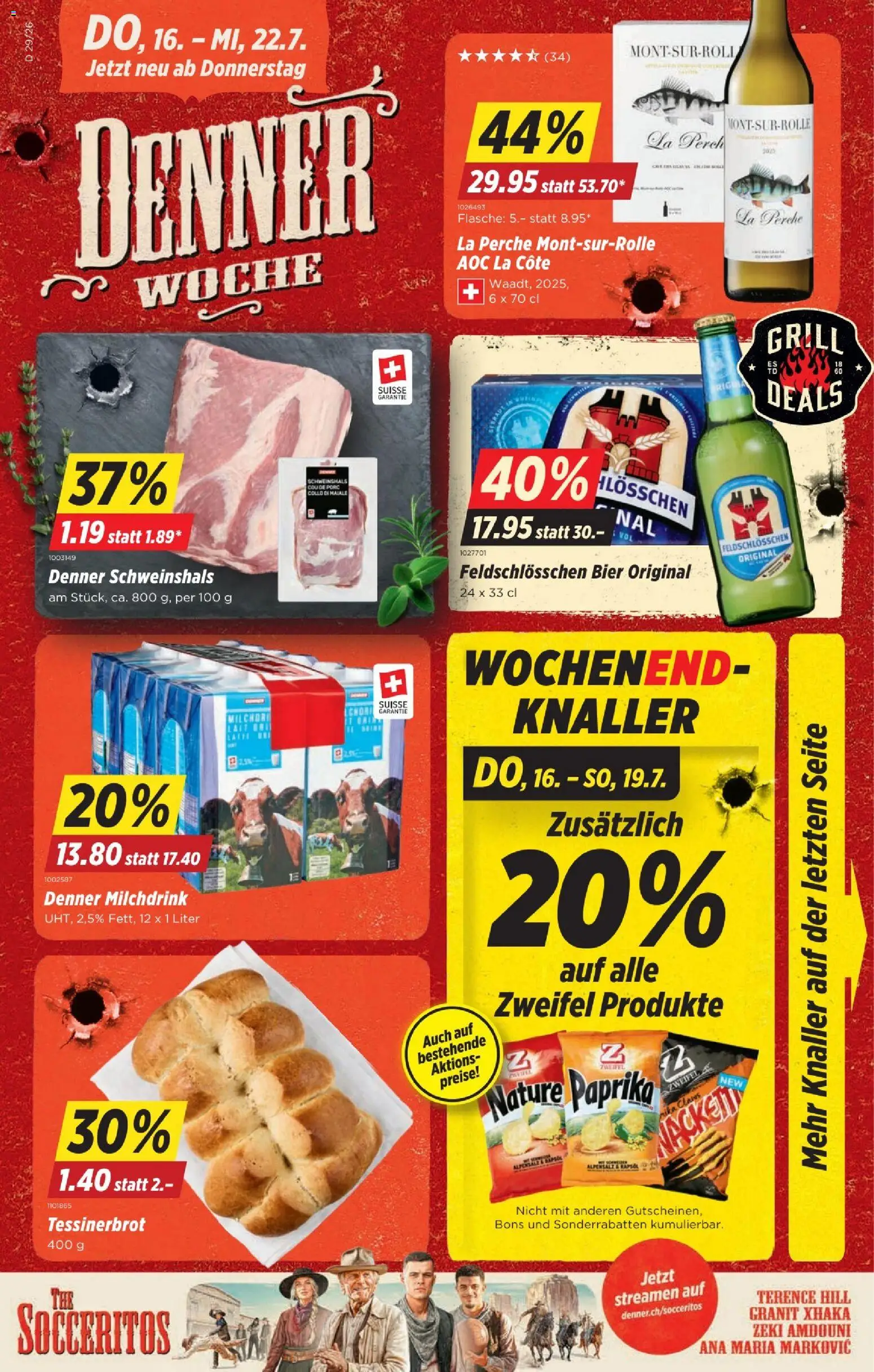 Vorschau des Merkblatts Denner aktionen vom Shop Denner gültig von 16.07.2026 bis 22.07.2026