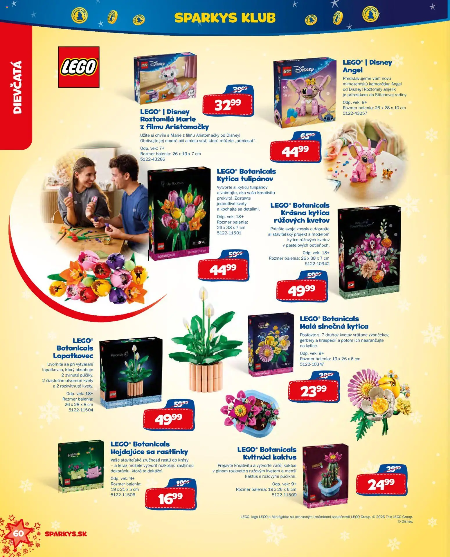 Náhľad ALLTOYS letáku platného od 06.10.2026 - LEGO, Kvety
