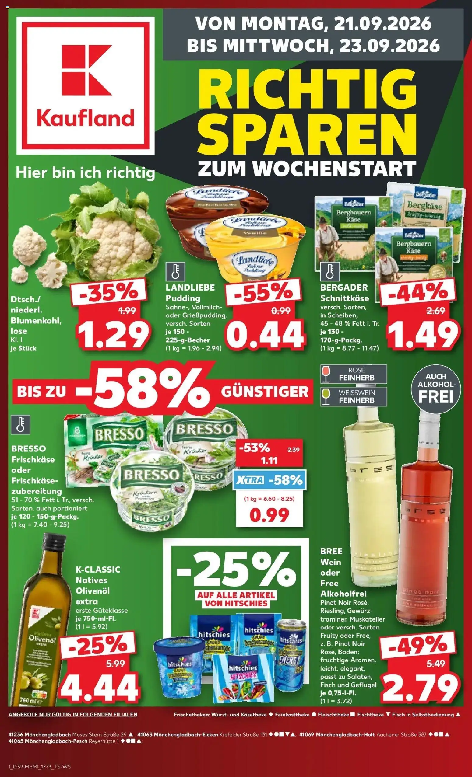 Vorschau von dem Prospekt des Geschäftes Kaufland, gültig ab dem 21.09.2026