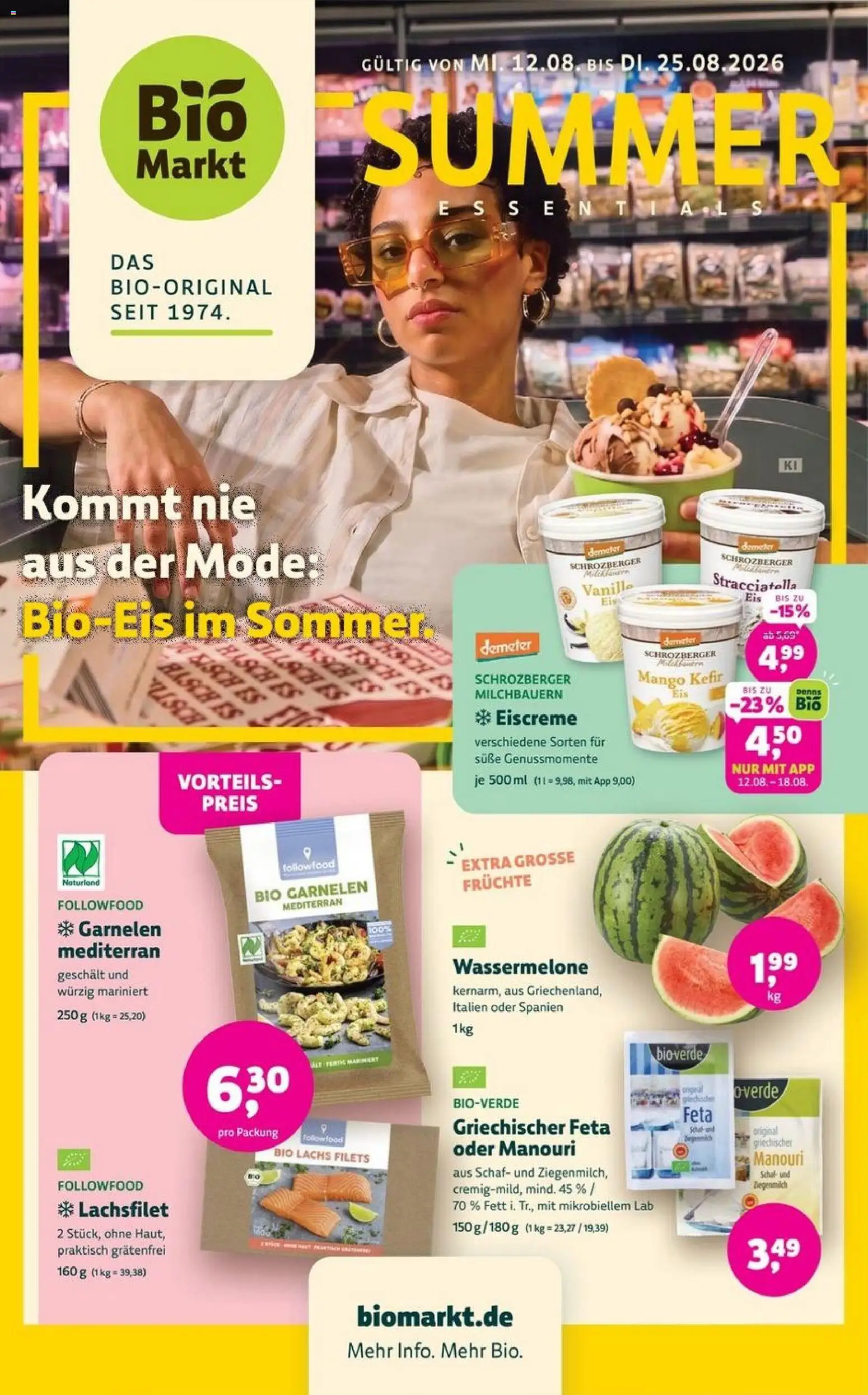 Vorschau von dem Prospekt des Geschäftes BioMarkt, gültig ab dem 12.08.2026