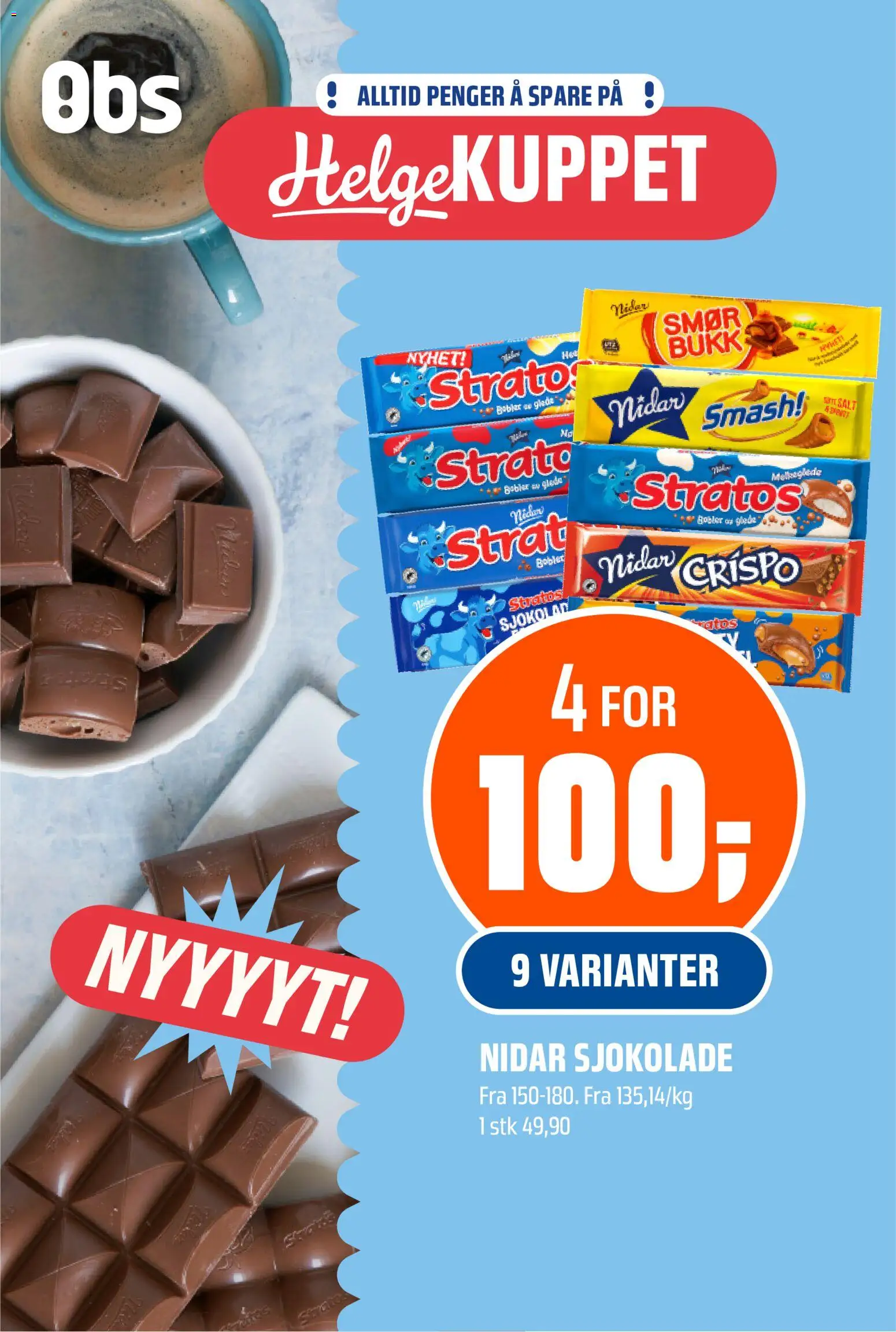 Forhåndsvis Coop Obs Helgemat Kuppet fra butikk Coop Obs gyldig fra 16/07/2026