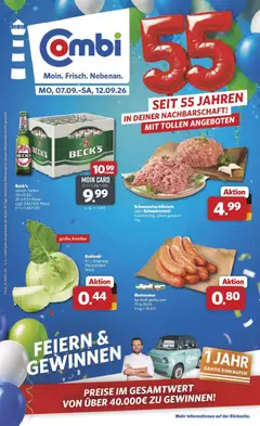 Vorschau von dem Prospekt des Geschäftes Combi, gültig ab dem 07.09.2026