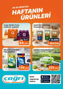 Çağrı Market Çağrı Market - Haftanın Ürünleri 28.08.2026 - Broşürünün önizlemesi