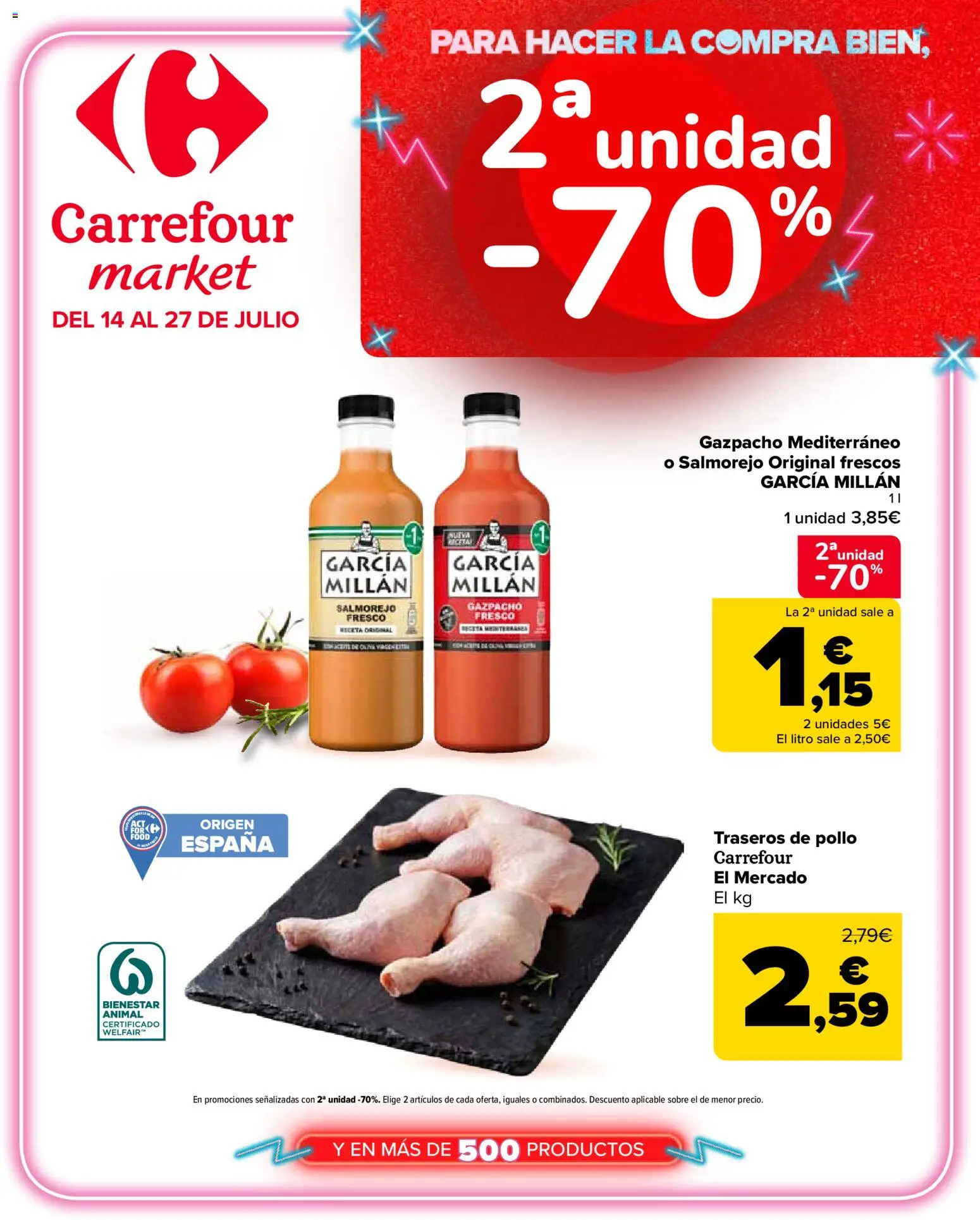 Vista previa del folleto de la tienda Carrefour Market válido desde el 14/07/2026 