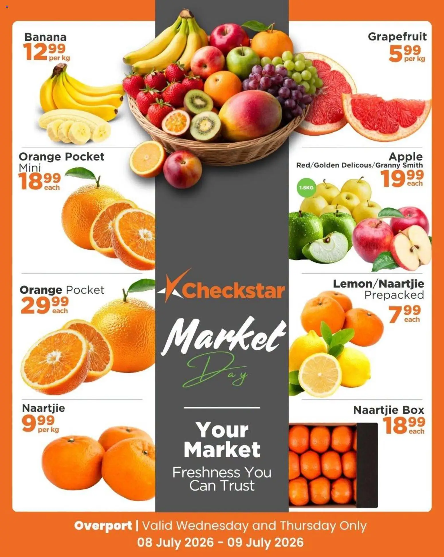 Preview of Check Star flyer valid from 08/07/2026 - Box, Grapefruit